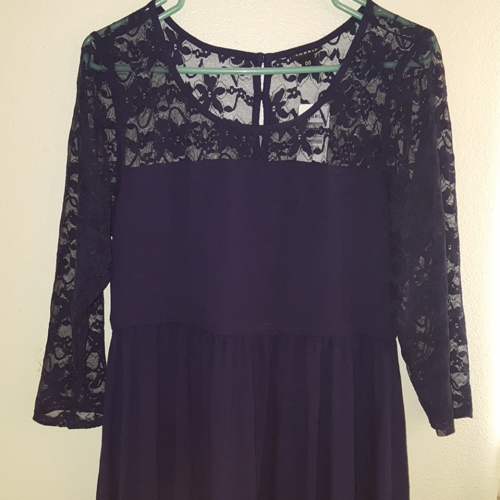 Torrid brand Torrid size 00 Navy Dress